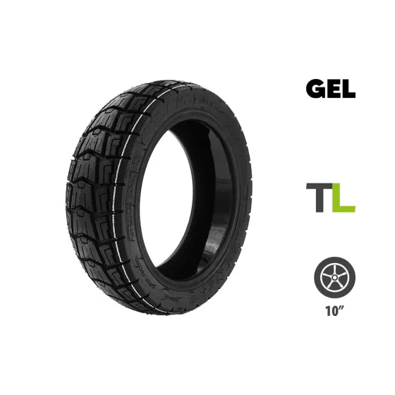 Pneu 10x2.75-6.5 Tubeless + gel anti crevaison